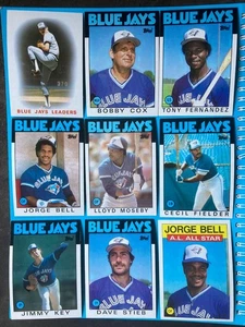 1986 topps Toronto Blue Jays complete team set with tradeds (34) NM/MT to MT - Bild 1 von 4