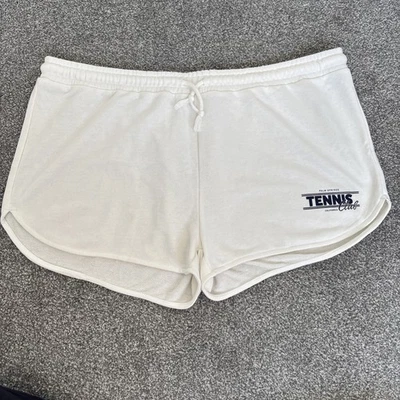 Primark Ladies White Size 18/20 Short Shorts Drawstring Waist - Image 1 of 4