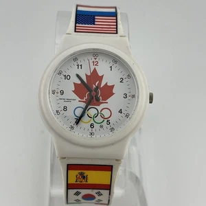 Olympische Spiele Uhr 1996 Limited Edition Serie Unisex 36mm Gehäuse - neue Batterie - Bild 1 von 9