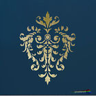 Damask  Stencil   #2:  For Art, Walls And Furniture:  St19