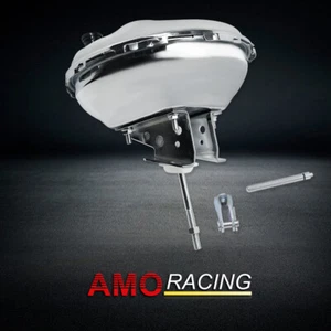 Chrome 11" Power Brake Booster Disc Brakes Fits Chevy A/F/X Body Chevelle GM - Picture 1 of 5