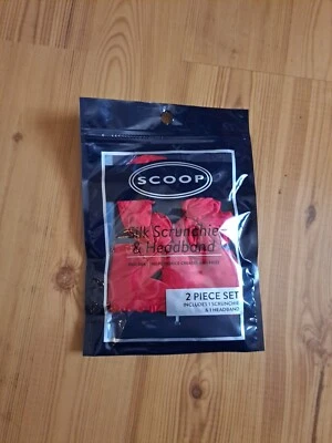 Juego de 2 diademas 100 % seda Scrunchie y seda por Scoop --10 colores diferentes -- Foto 1 de 2