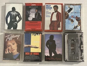 Lot Of 8 Pop/Rock80’s/90’s Music Cassettes- Tiffany-Billy Ocean-Prince-Spin Dr.+ - Picture 1 of 19