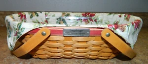 Longaberger 2006 Christmas Collection Natures Garland Basket Liner & Protector - Picture 1 of 8