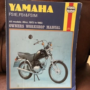 Haynes YAMAHA FS1E FS1 FS1M All Models 49cc 1972-1983 Owners Workshop MANUAL - Picture 1 of 3