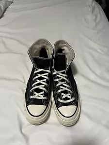 Converse CHUCK 70 All Star High Top Canvas Men's Size 10 Black/White - Picture 1 of 5