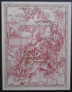 Tschad 1979, Block, Mi.Bl.75, Kunst, Gemälde, Dürer, gestempelt - Bild 1 von 1