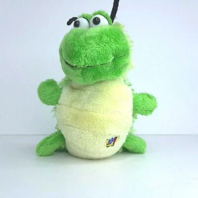 Webkinz Ganz 10" Caterpillar Plush Stuffed Animal Green Yellow No Code HM434 - Image 1 of 4