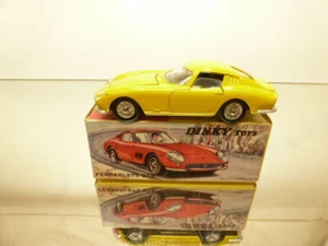 DINKY TOYS 506 FERRARI 275 GTB - YELLOW 1:43 rare color - GOOD CONDITION IN BOX - Picture 1 of 11