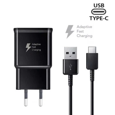 Für Samsung 9V Schnellladegerät Netzteil USB Typ C Ladekabel Galaxy S8 S9 S10 + - Bild 1 von 4