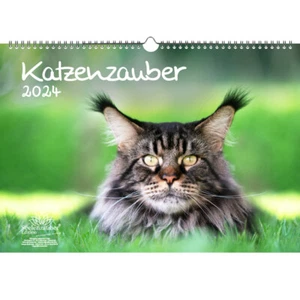 Katzenzauber DIN A3 Kalender für 2024 Katzen und Katzenbabys - Seelenzauber