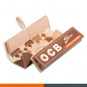 OCB Unbleached Slim Paper Roll Kit 20 Heftchen à 32 Blatt + 32 Tips Blättchen - Bild 1 von 1