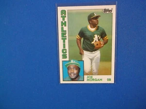 1984 Topps Traded Baseball # 82 T Joe Morgan NMT + # 7 - Imagen 1 de 2