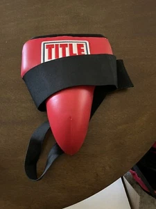 Title Boxing Classic Plus Groin Protector 2.0 - Red/Black - Picture 1 of 2