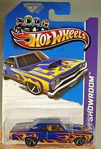 2013 Hot Wheels #212 Showroom-Heat Fleet ‘69 DODGE CORONET SUPERBEE Blue Variant - Picture 1 of 5