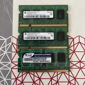 Lot de 3 barrettes de 512Mo de RAM PC2 4200S DDR2 533mhz SODIMM - Photo 1/2