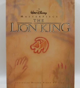 Disney The Lion King Masterpiece Exclusive Deluxe Video Edition VHS Lithograph - Picture 1 of 12