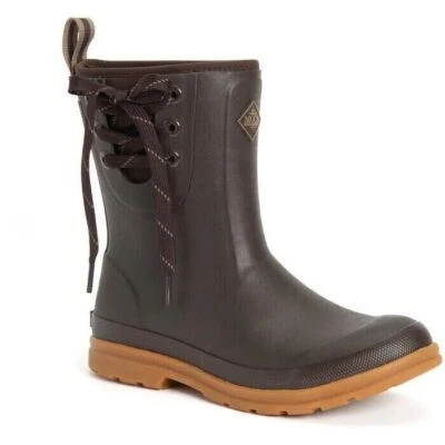 *NEW* WOMEN'S MUCK ORIGINALS PULL-ON MID BOOTS SIZE 5 WATERPROOF OMW-900 (Z) - Image 1 of 4