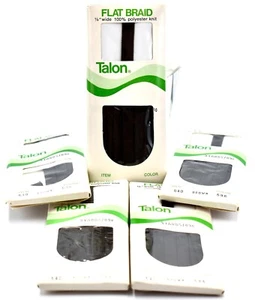 Talon Brown Trim,1/4"w,Flat(5x)#596,3yds.100% Polyester,Colorfast,Vintage - Picture 1 of 1