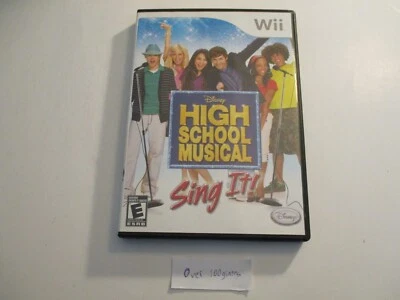 Disney: High School Musical-Sing It(Nintendo Wii,2006)-Complete CIB VG Condition - Image 1 of 2