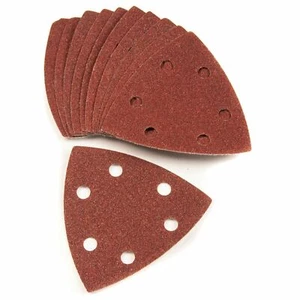 240 Grit (Fine) Triangle Detail Sander Sheets 90mm Hook and Loop Mouse 10 Pack - Picture 1 of 1