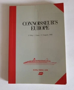 Royal Viking Line Connoisseur's Europe A Berlitz Cruise Guide Book 1988 Rare - Foto 1 di 8