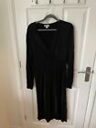 Ghost Vintage Dress S Small Black