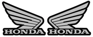 TP Honda Wings Logo Decals / Stickers for Tanks (PAIR) /1060 - Picture 1 of 1