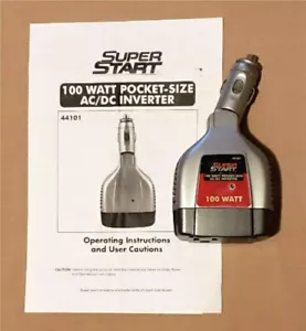 100 Watt Pocket-Size AC/DC Inverter-200W Peak-12V-Swivel Plug - Picture 1 of 6