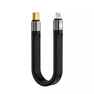 USB C Cable Short 0.4ft Compatible with Apple MFi Certified iPhone Lightning 30W - Picture 1 of 12