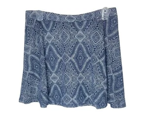 Gonna donna H&M taglia grande blu panna - Foto 1 di 12