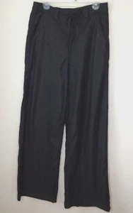 Hudson Jeans Pants Black Twill Draw String Wide Leg Pants Size 28 - Picture 1 of 8