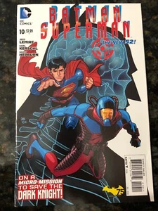 BATMAN SUPERMAN #10 DC NEW 52 On A Micro-Mission To Save The Dark Knight - Bild 1 von 2