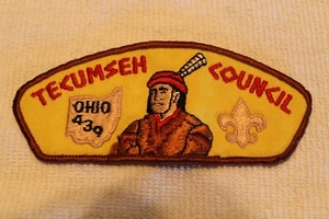 BOY SCOUT COUNCIL PATCH - TECUMSEH OHIO 439 - BSA CSP - Imagen 1 de 2