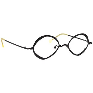 l.a.Eyeworks Eyeglasses Birdnest 502 Satin Black Rhombus Metal USA 46[]24 135 - Picture 1 of 6