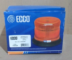 ECCO 7945A AMBER LED BEACON PERMANENT MOUNT LIGHT - Picture 1 of 13