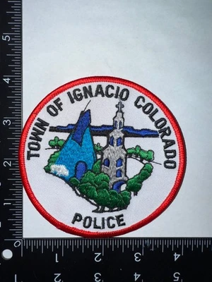 Parche de hombro de policía Town of Ignacio Colorado CO obsoleto coleccionable Foto 1 de 2