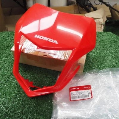 Cubierta de bisel de visera de carenado de faros rojos de 1 pieza para Honda CRF250L CRF 2015-2020 Foto 1 de 4