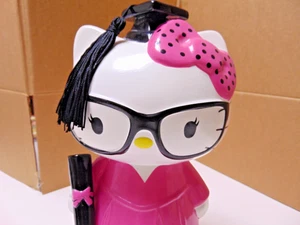 Hello Kitty Sparkasse College-Abschluss abnehmbares Münzsiegel sehr selten rosa Kleid - Bild 1 von 16