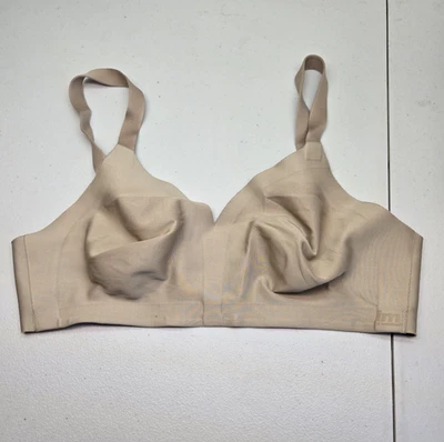 Sujetador Lilyette Mujer 38C Beige Sin Forro Camiseta Correa Inalámbrica Ajustable Foto 1 de 4