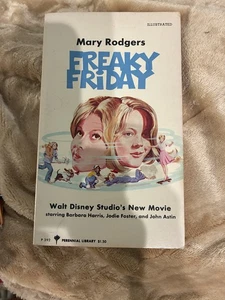 Freaky Friday Mary Rodgers Walt Disney Movie Tie-In  vintage paperback - Picture 1 of 4