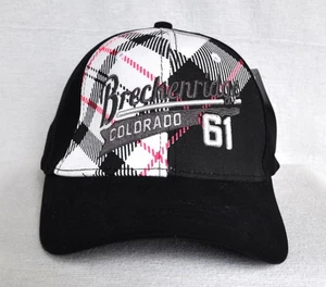 *UNIQUE BRECKENRIDGE COLORADO* Ski Snowboard FITTED Stretch fit Ball cap hat - Picture 1 of 3