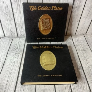 The Golden Plates Living Scriptures Vol. 1+2 LDS Mormon 1970s Audio Cassettes - Imagen 1 de 5