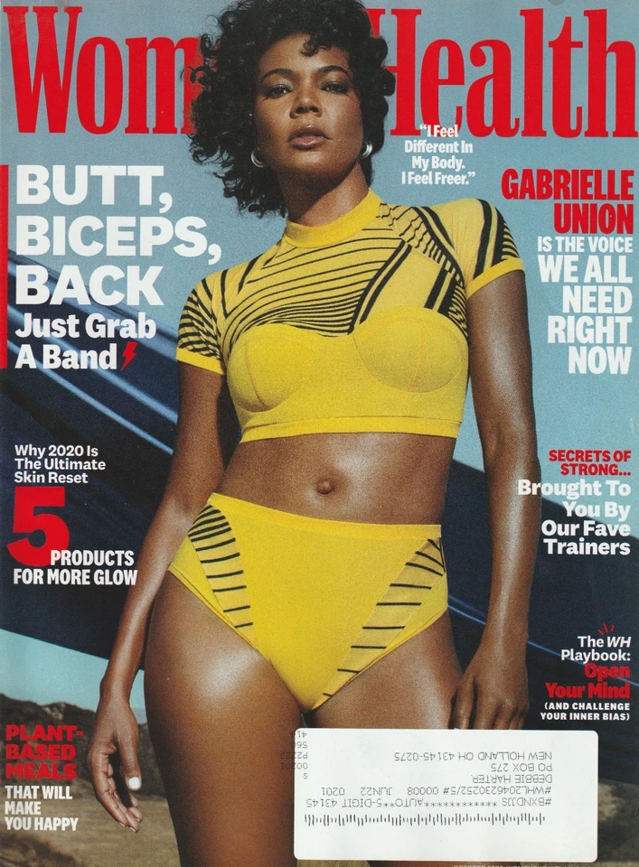 Women's Health Magazine October 2020 Gabrielle Union - Open Your Mind Foto 1 de 1