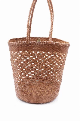 Bolso de Hombro Dragon Diffusion 8863 Redondo Cubo XXL Tejido Marrón Tostado Foto 1 de 4