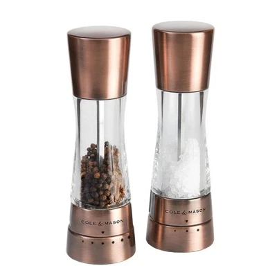 Derwent Salt and Pepper Grinder Set - Refillable Salt & Pepper Grinder Set wi... - Image 1 of 4