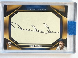 🔥2023 Topps Series 2 Cut Signatures 1/1 #CS-DS Duke Snider Brooklyn Dodgers🔥 - Bild 1 von 2