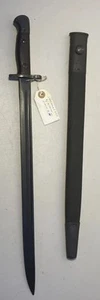 British WWI WWII Wilkinson P-1907 SMLE Mk. III Lee-Enfield Bayonet & Sheath Vtg - Picture 1 of 8
