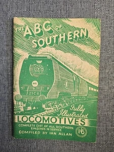The ABC of Southern Locomotives by Ian Allan Vintage Train / Railway Book - 1945 - Bild 1 von 9
