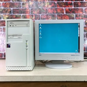 Classic Custom Beige ATX Retro Gaming PC Cyrix II CPU 504MB RAM (Windows 98 SE) - Picture 1 of 10